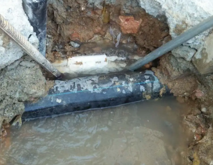 金水测漏水之水管漏水